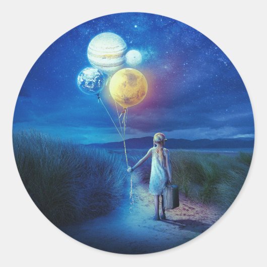 超現実的な彼女の未来への動き ラウンドシール (正面)