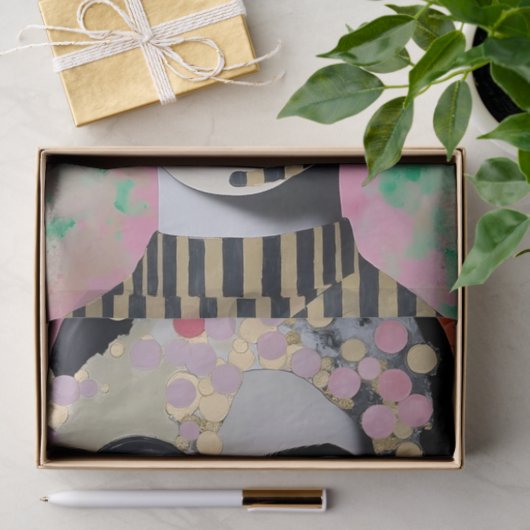 超現実的な抽象芸術女性の切り離し 薄葉紙 (ギフト)