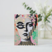 超現実的な抽象芸術 ポストカード (スタンド正面)