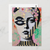 超現実的な抽象芸術 ポストカード (正面/裏面)