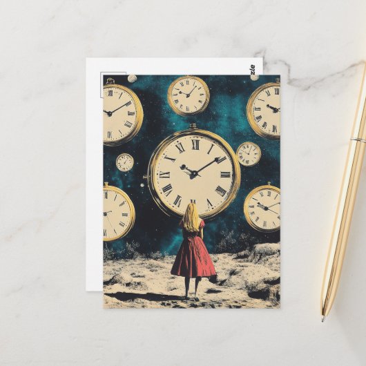 超現実的な時間に立つ ポストカード (正面/裏面インサイチュ)