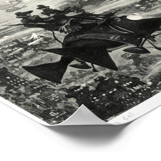 超現実的な本イラストレーション ポスター (角)