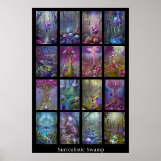 超現実的な沼地 ポスター
