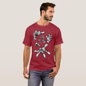 超現実的な浮遊手のTシャツ Tシャツ (正面フル)
