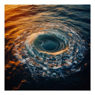 超現実的な海の記憶の巨大さ ポスター