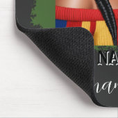 超現実的な湾曲した黒人女性、黒い歴史 マウスパッド (コーナー)