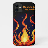 「超現実的な炎ベクトルArt-4K描写 for - Case-Mate iPhoneケース (裏面)