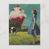 超現実的な甘いトリートメント ポストカード (正面)