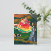 超現実的な甘いトリートUFO ポストカード (スタンド正面)