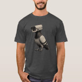 超現実的な監視鳩 Tシャツ (正面)