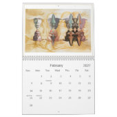 超現実的な目の錯覚 カレンダー (2月 2027)