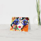 超現実的な目Notecard カード (正面)