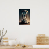 超現実的な砂時計#1 ポスター (キッチン)