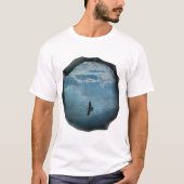 超現実的な空のグラフィックティー Tシャツ (正面)