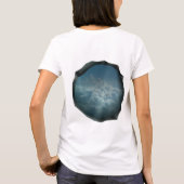 超現実的な空のグラフィックティー Tシャツ (裏面)