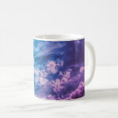 超現実的な空、夢想的な抽象芸術アート。 コーヒーマグカップ (正面右)