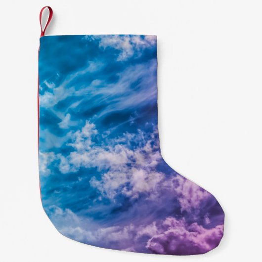 超現実的な空、夢想的な抽象芸術アート。 スモールクリスマスストッキング (正面)