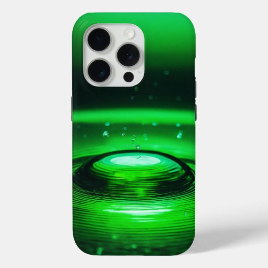 超現実的な緑水反射デザイン Case-Mate iPhoneケース (裏面)