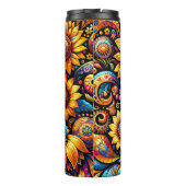 超現実的な美しいひまわりアート タンブラー (裏面)