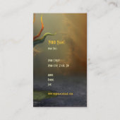 超現実的な芸術の名刺 名刺 (裏面)