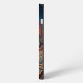 超現実的な迷宮の風景 iPhoneケース (左側面)