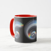 超現実的な金属化石のマグ マグカップ (正面左)