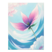 超現実的な開花:花が飛ぶ フォトプリント (正面)