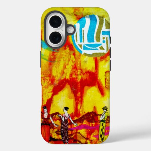 超現実的な風景を描く女性たち Case-Mate iPhoneケース (裏面)