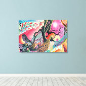 超現実的な風景 キャンバスプリント (インサイチュ (ウッドフロア))