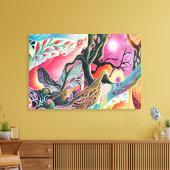 超現実的な風景 キャンバスプリント (インサイチュ (リビング))