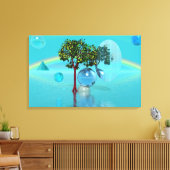 超現実的な風景 キャンバスプリント (インサイチュ (リビング))