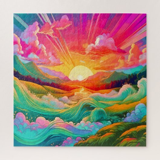 超現実的な風景 ジグソーパズル (縦)