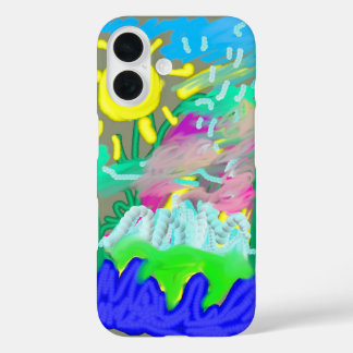 超現実的な風景 iPhone 16ケース