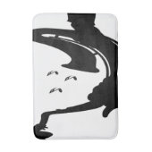 超現実的サックス遊 バスマット (正面縦)