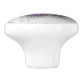 超現実的シャイ美しいモダン抽象芸術フラクタル セラミックノブ (側面)