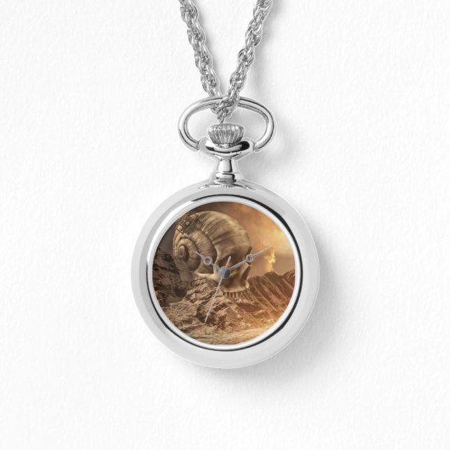 超現実的スカル 腕時計 (正面)