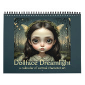 超現実的ドールフェイスガールズヴィンテージビッグアイズVol.1アート カレンダー (カバー)