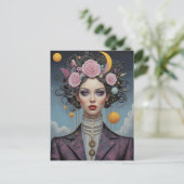 超現実的ファッションポートレート ポストカード (スタンド正面)