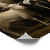 超現実的ポップ・アートの超現実主義アート展ポステ ポスター (角)