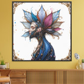 超現実的ポートレート キャンバスプリント (インサイチュ (リビング))