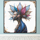 超現実的ポートレート キャンバスプリント (インサイチュ (ウッドフロア))