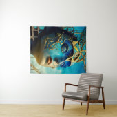 超現実的モダン概念ファインアート タペストリー (インサイチュ(横))