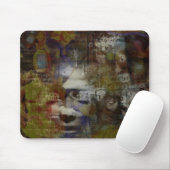 超現実的幽霊マスク マウスパッド (マウス)