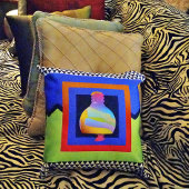 超現実的抽象芸術 クッション