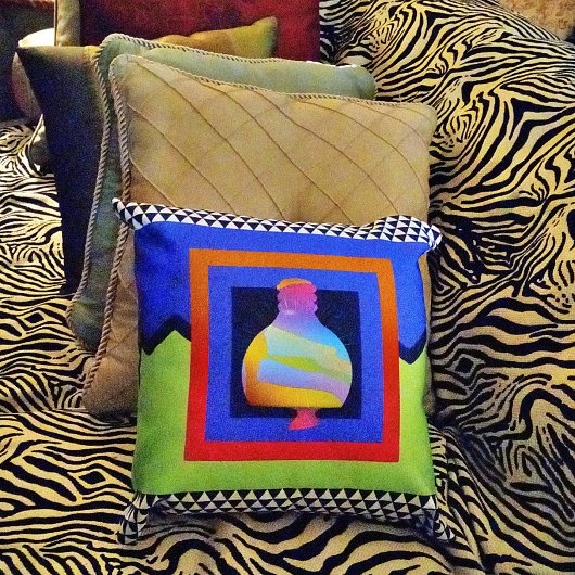 超現実的抽象芸術 クッション