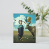 超現実的春シーン ポストカード (スタンド正面)