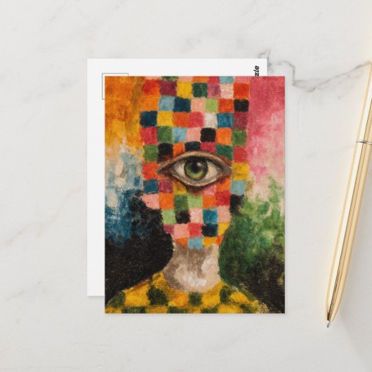 超現実的独身のな目 ポストカード (正面/裏面インサイチュ)