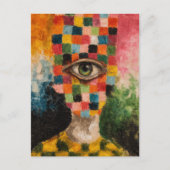 超現実的独身のな目 ポストカード (正面)