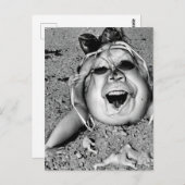 超現実的風変わりな人間型の生き物 ポストカード (正面/裏面)