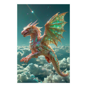 *~* 超現実的AP88 ファンタジー ドラゴン ウォールアート作品 13 フォトプリント